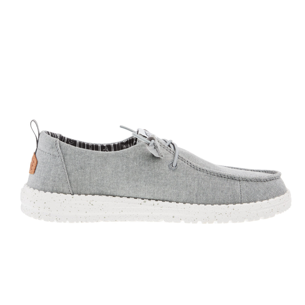 Hey Dude Womens Wendy Chambray Grey Casual Shoe