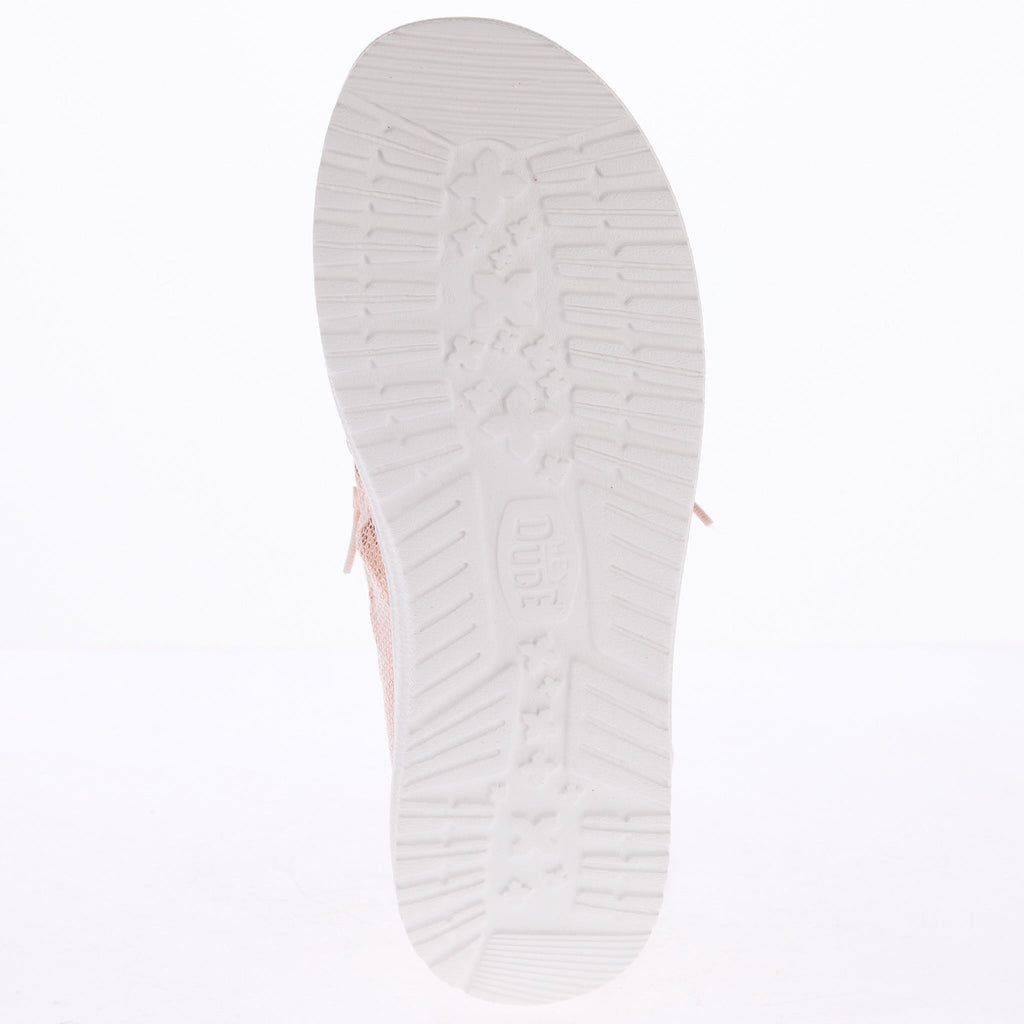 Hey Dude Womens Wendy Disco Sequin Blush Shoe