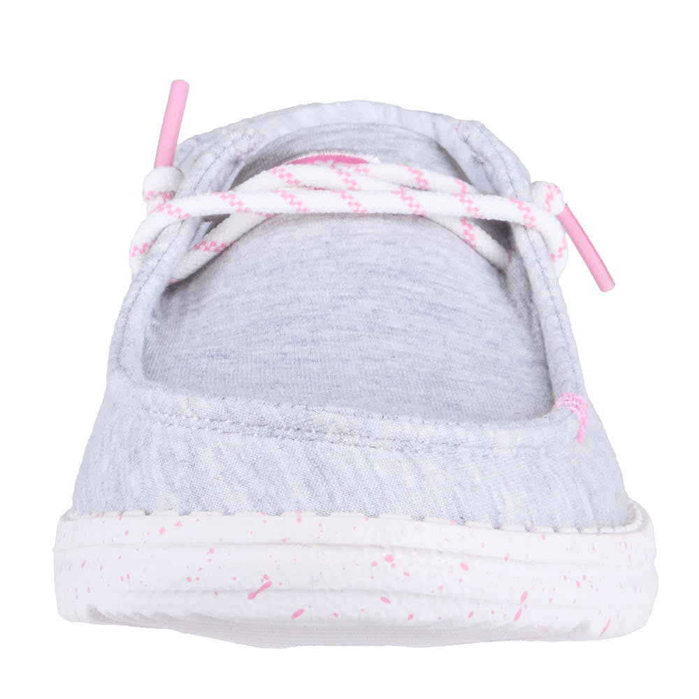 Hey Dude Women's Wendy Stretch Jersey Varsity Grey Casual